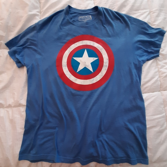 Marvel Other - 🔖2 for $12 🇺🇲 Captain America Tshirt🇺🇲